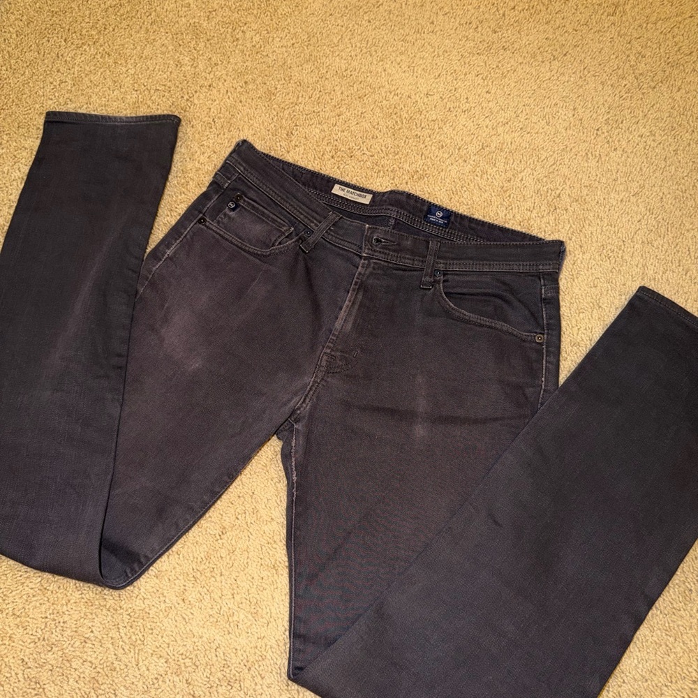 AG men’s Charcoal Slim Jeans